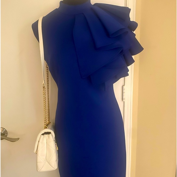 NEW ITEM ALERT: Women’s sleeveless knee length party midi dress size L - Picture 4 of 5